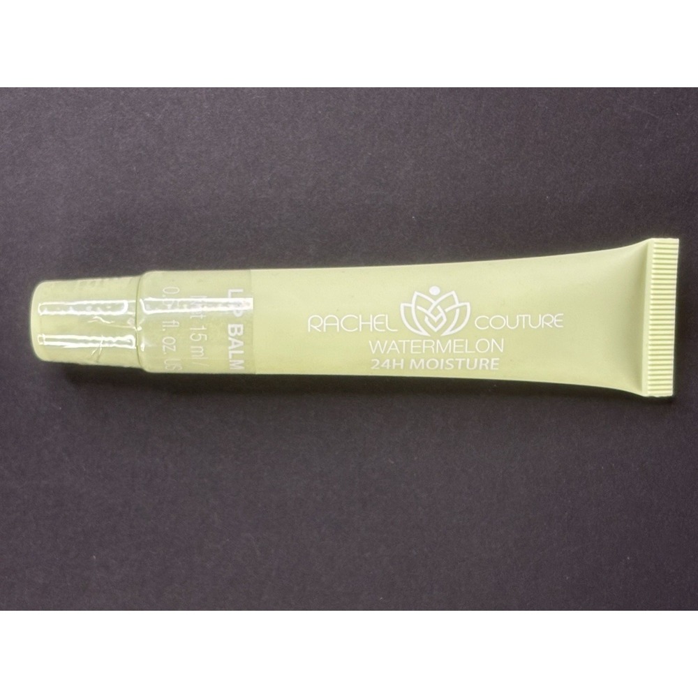 New Rachel Couture 24 Hour Moisture Lip Balm Watermelon Full Size